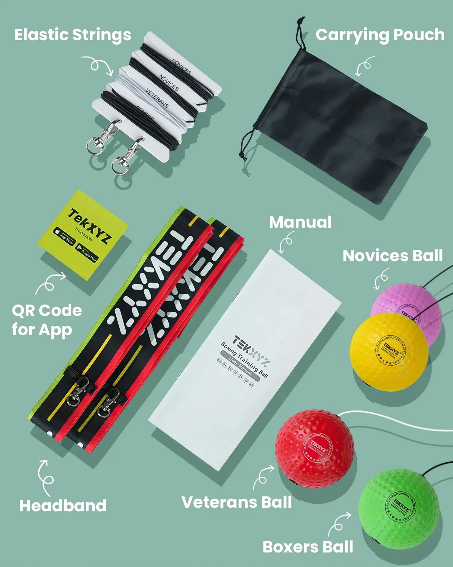 4-Ball GRYP - Flatlay View