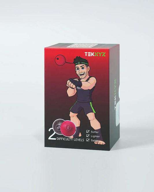 TekXYZ Boxing Reflex Ball in Man 2-Ball Set - Front View