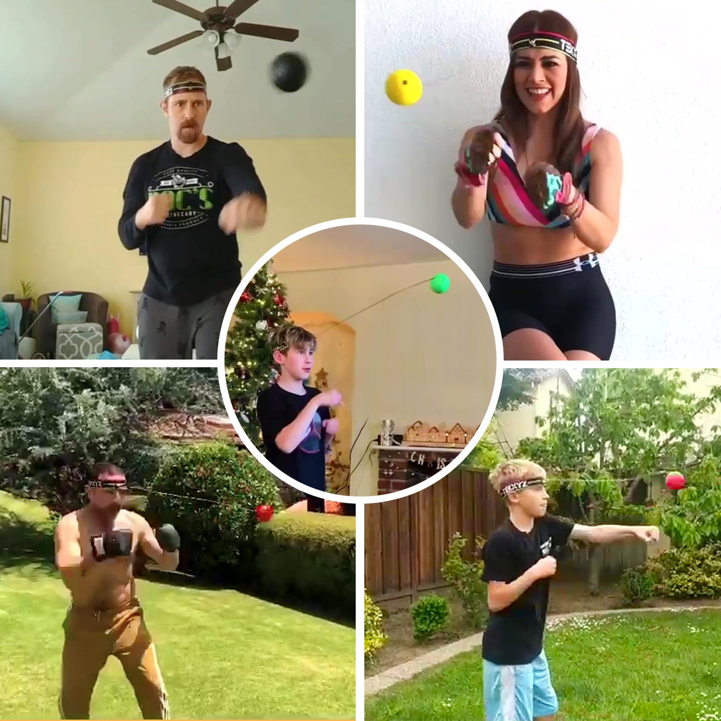 TEKXYZ Boxing Reflex Ball - Family Pack