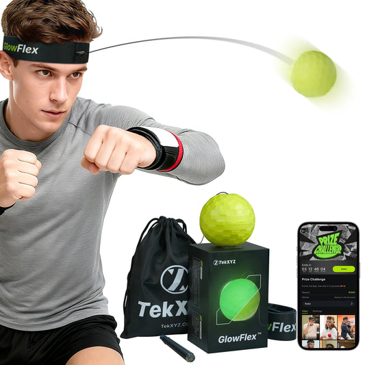 TekXYZ GlowFlex™ Boxing Reflex Ball