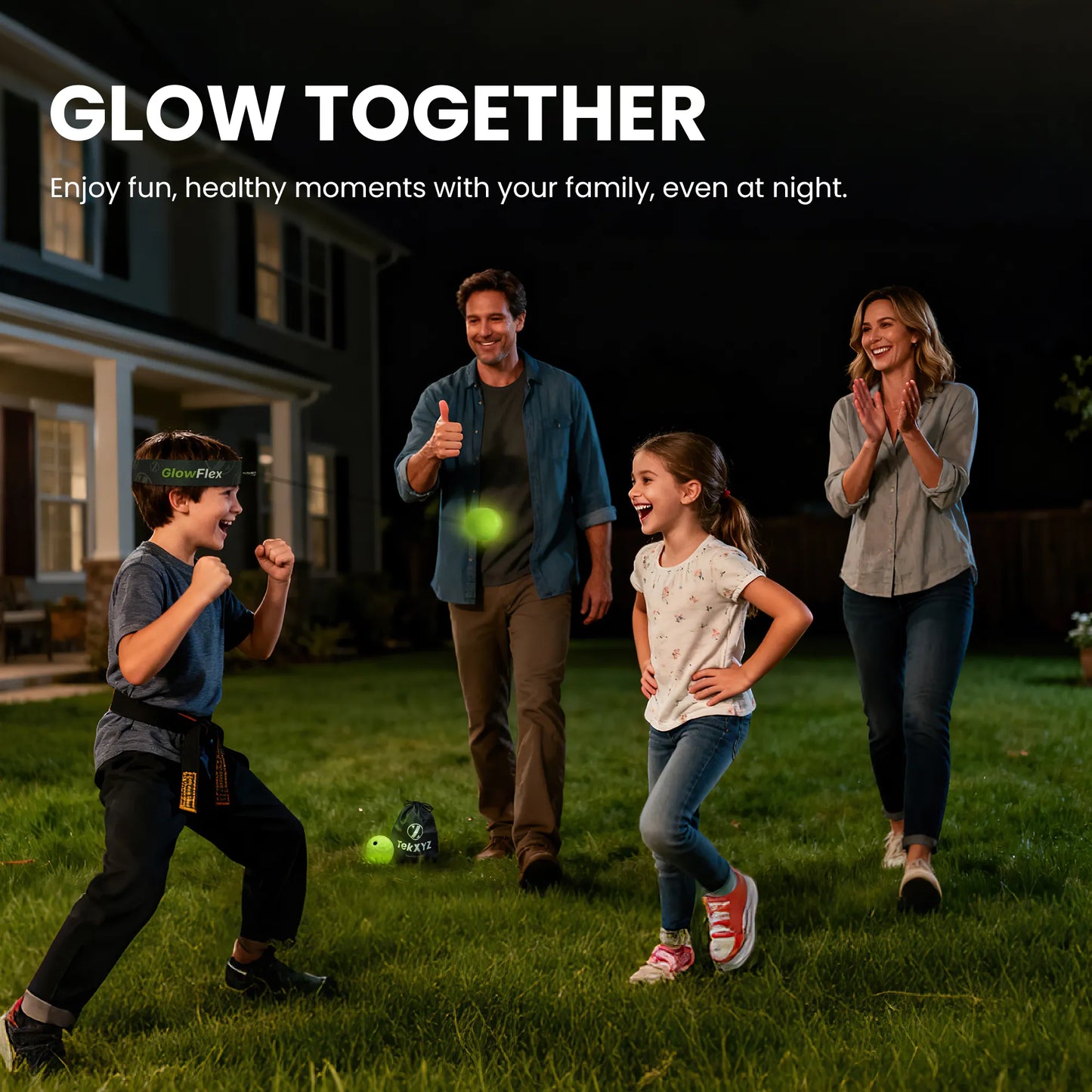 TekXYZ GlowFlex™ Boxing Reflex Ball