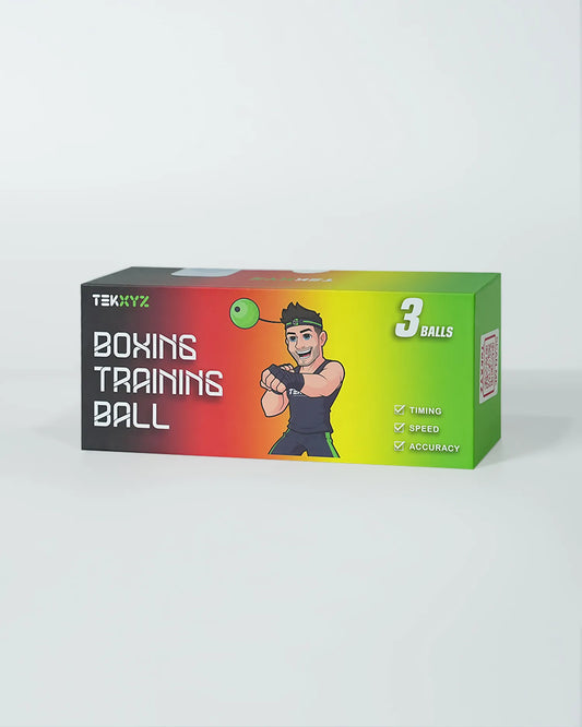 TekXYZ Boxing Reflex Ball in 3-Ball Set - Front View